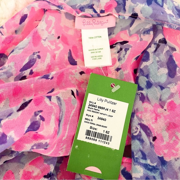 NWT Lilly Pulitzer Infinity Scarf - Picture 2 of 3